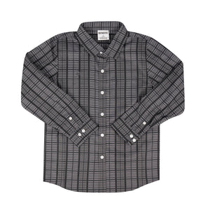 Delta Youth Plaid Button Down
